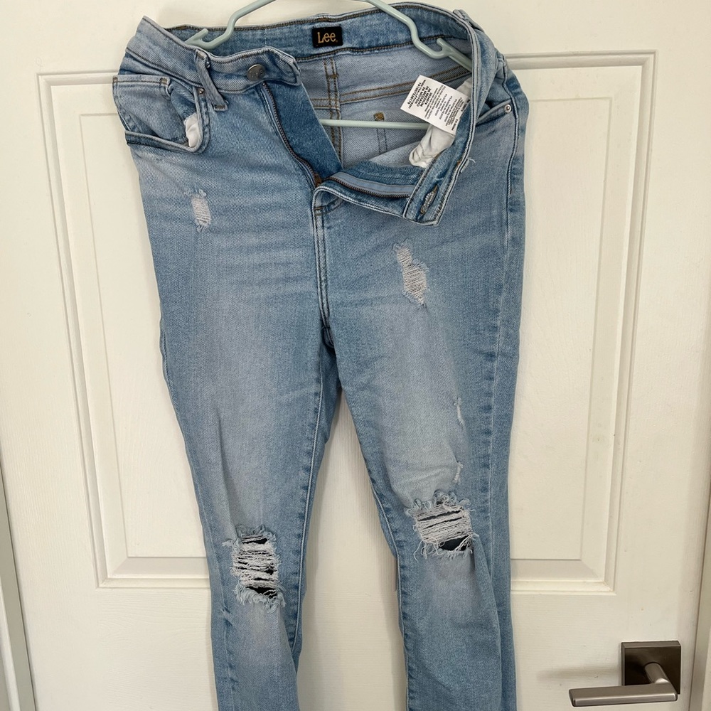 Lee skinny high rise jeans